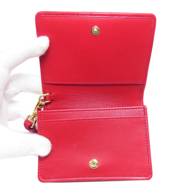 MIUMIU ミュウミュウ マテラッセ カードケース レザー レディース  