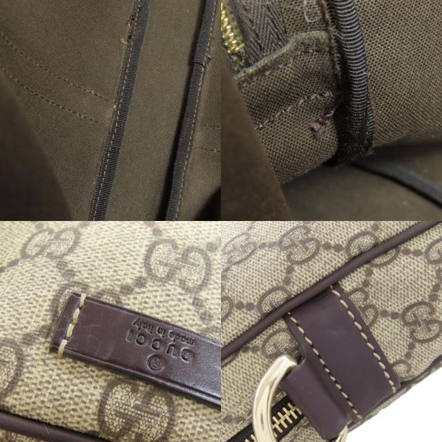 GUCCI グッチ 201480 GGスプリーム ビジネスバッグ PVC メンズ