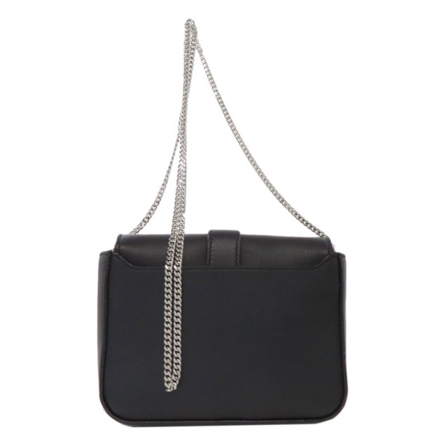 ジミーチュウ ショルダーバッグ レイラ レザー ブラック チェーン フラップ ジミーチュウ ショルダーバッグ レイラ レザー ブラック