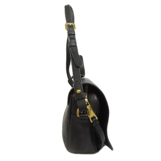 PRADA プラダ 1BD163 ロゴ ショルダーバッグ カーフ レディース [中古