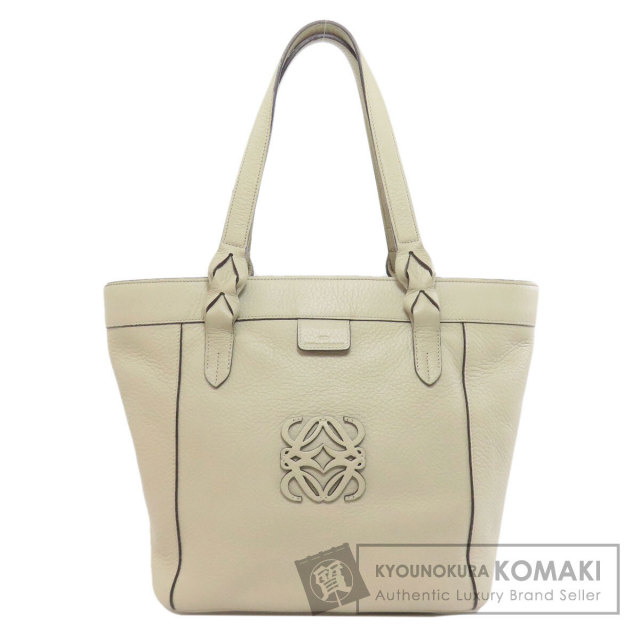 LOEWE ロエベ アナグラム トートバッグ カーフ レディース [中古