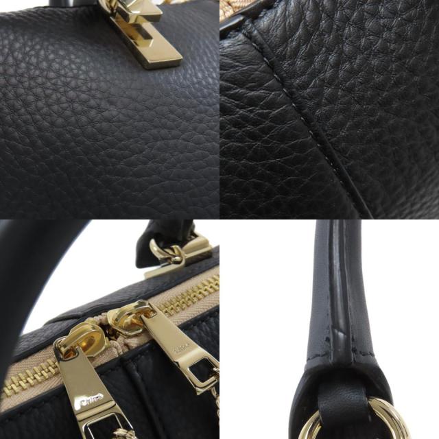 Chloe クロエ　ピンク レザー ハンドバッグ ゴールド金具 Chloe クロエ ピンク レザー ハンドバッグ ゴールド金具