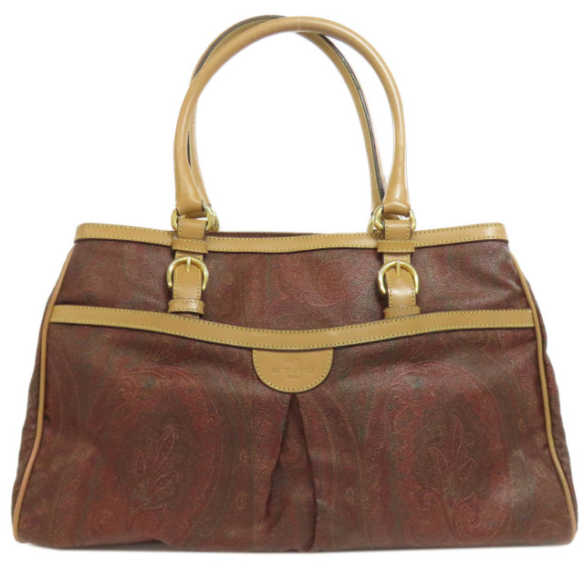 ETRO エトロ ペイズリー柄 トートバッグ PVC レディース [中古