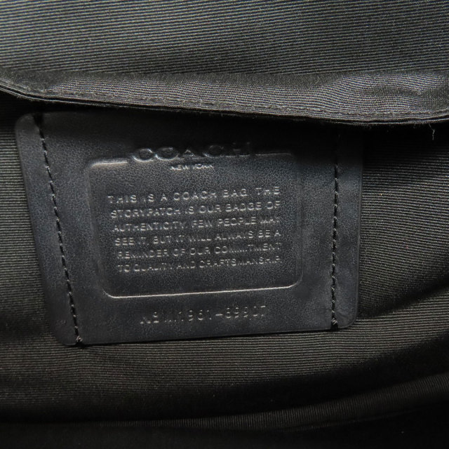 美品 COACH コーチ キャムデン ボディバッグ ブラック レザー Brandol / COACH コーチ ボディバッグ シグネチャー レーサー
