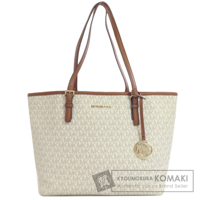 Michael Kors MKシグネチャー トートバッグ PVC レディース MICHAEL KORS - Michael Kors MKシグネチャー トートバッグ PVC