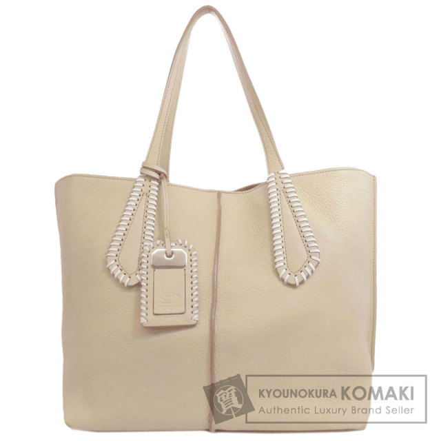 TODS トッズ ジョイ トートバッグ カーフ レディース [中古