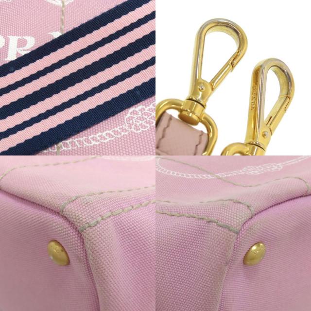PRADA プラダ 1BG439 カナパミニ 2WAY ハンドバッグ キャンバス