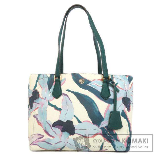 新品未使用　Tory Burch フラワーパターン トートバッグ Amazon.com: Tory Burch Womens Floral Easter Printed Nylon