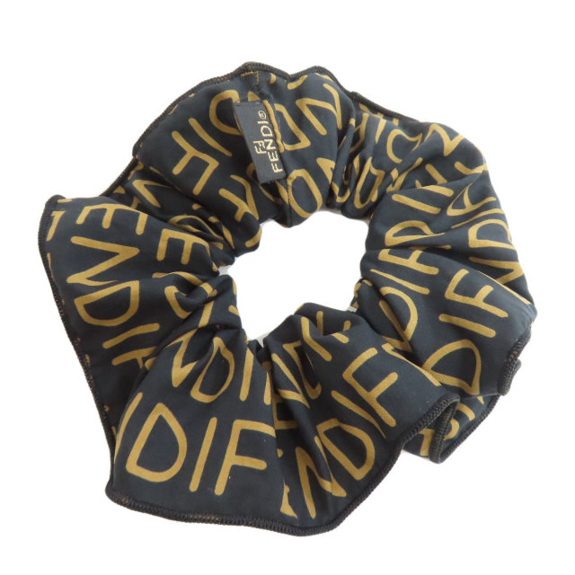 FENDI フェンディ シュシュ ヘアアクセサリー ナイロン素材 レディース