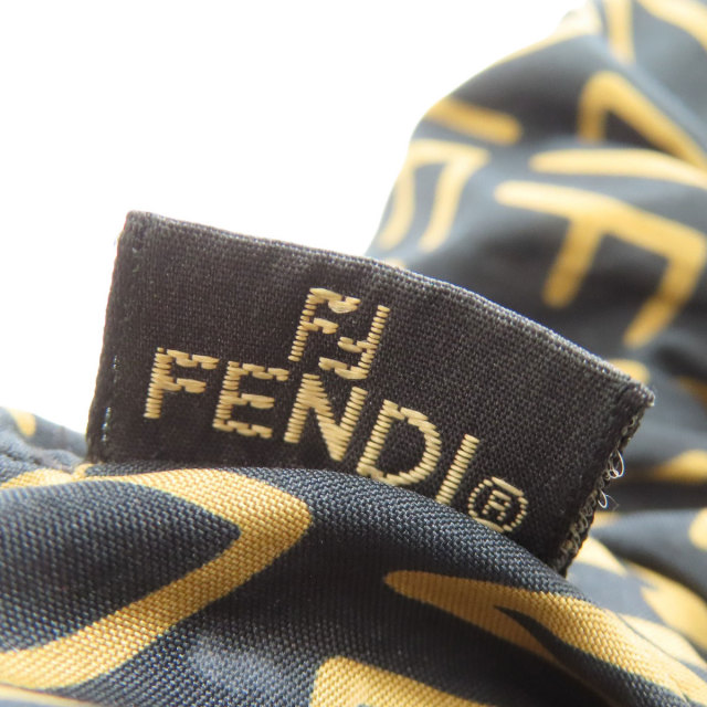 フェンディ FENDI  シュシュ  ヘアアクセサリー ナイロン素材 レディース  中古 FENDI フェンディ シュシュ ヘアアクセサリー ナイロン素材 レディース