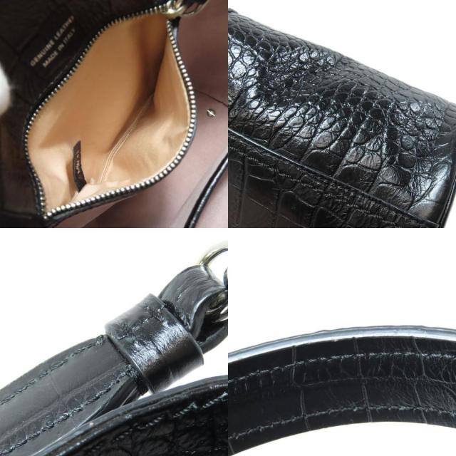 トッズ ハンドバッグ 型押 ダブルT 2WAY
