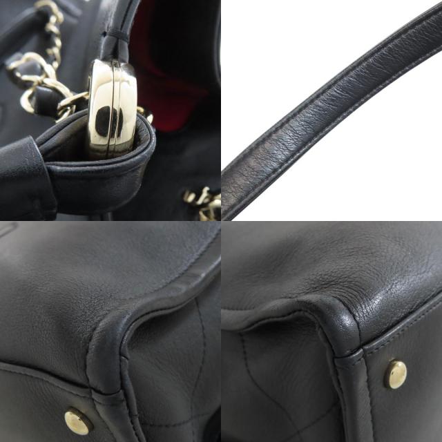 CHANEL シャネル ココマーク 2WAY トートバッグ カーフ レディース