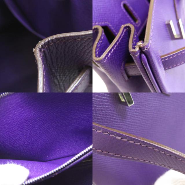 HERMES エルメス バーキン25 シルバー金具 ハンドバッグ エプソン