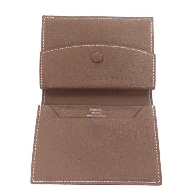 エルメス コインケース ベアンミニ エトープ シルバー金具