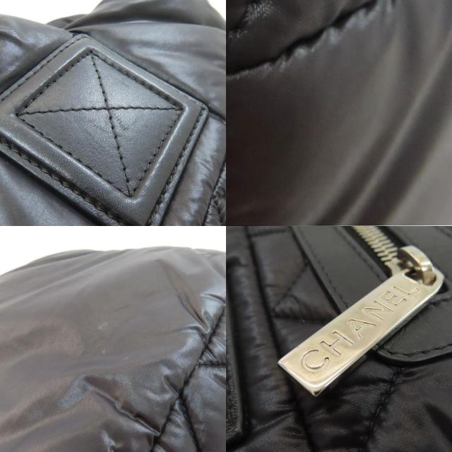 【美品】シャネル コココクーン シルバー ナイロン トートバッグ CHANEL シャネル コココクーン シルバー金具 トートバッグ ナイロン