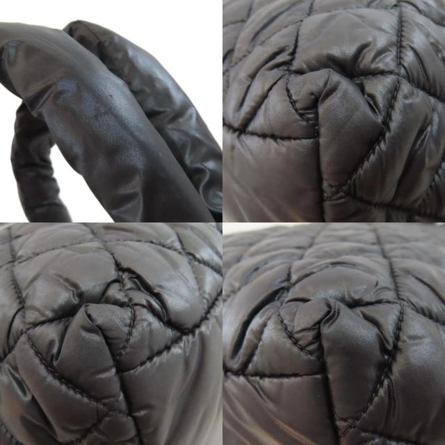 CHANEL シャネル コココクーン シルバー金具 トートバッグ ナイロン