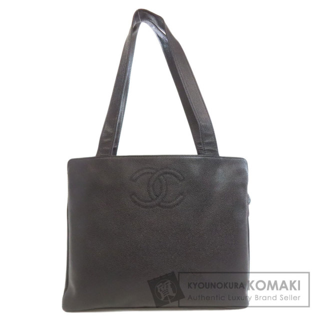 CHANEL シャネル ココマーク トートバッグ グレインド カーフ