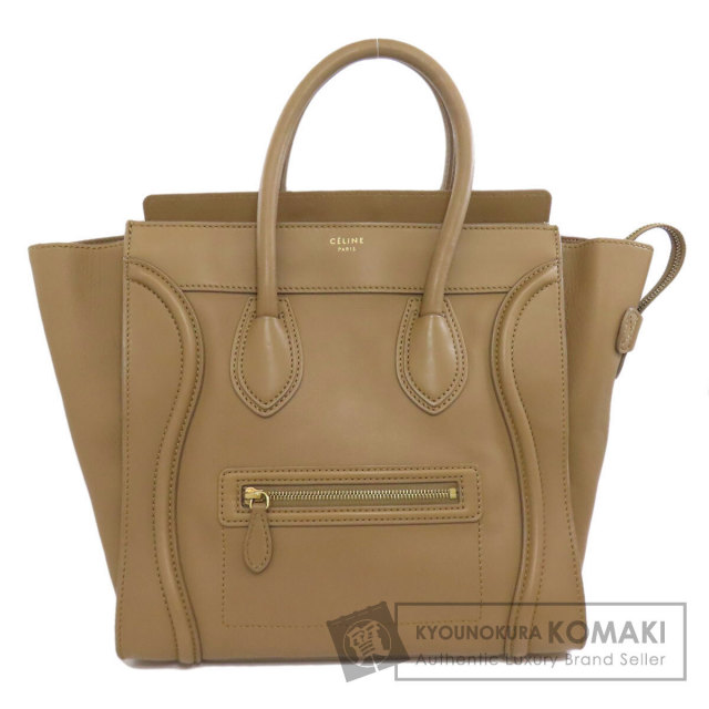 CELINE セリーヌ ラゲージミニ トートバッグ カーフ レディース CELINE セリーヌ ラゲージミニ トートバッグ カーフ レディース