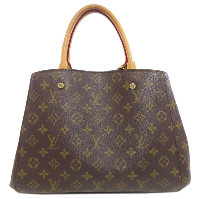 ルイヴィトン LOUIS VUITTON M41056  モンテーニュMM  ハンドバッグ モノグラムキャンバス 中古 LOUIS VUITTON ルイヴィトン M41056 モンテーニュMM ハンドバッグ