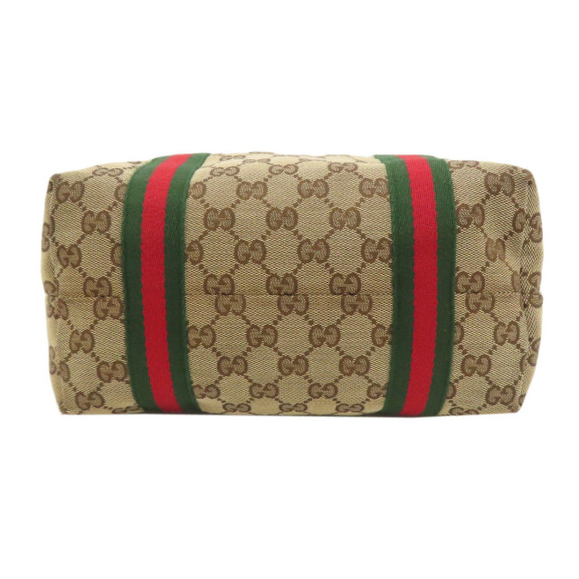 グッチ GUCCI 162899  GG シェリーライン  トートバッグ キャンバス レディース  中古 GUCCI グッチ 162899 GG シェリーライン トートバッグ キャンバス
