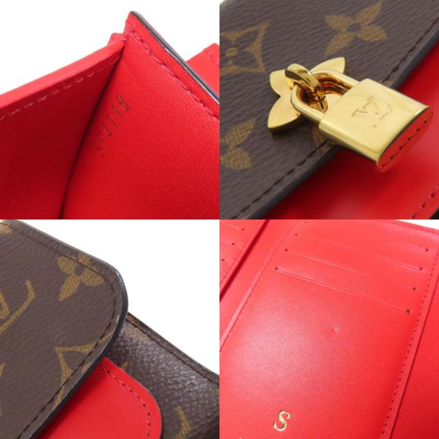 LOUIS VUITTON 財布&小銭入れ 2個セット LOUIS VUITTON ルイヴィトン M62567 ポルトフォイユ フラワー