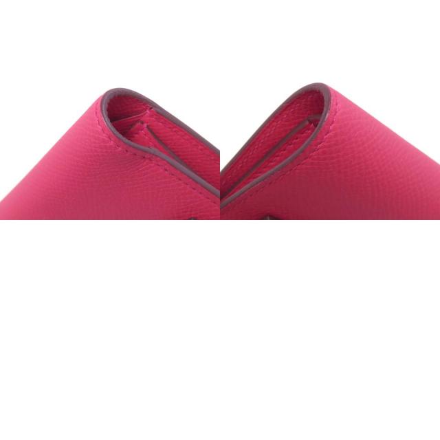 HERMES エルメス ケリーウォレット コンパクト ローズエクストリーム  