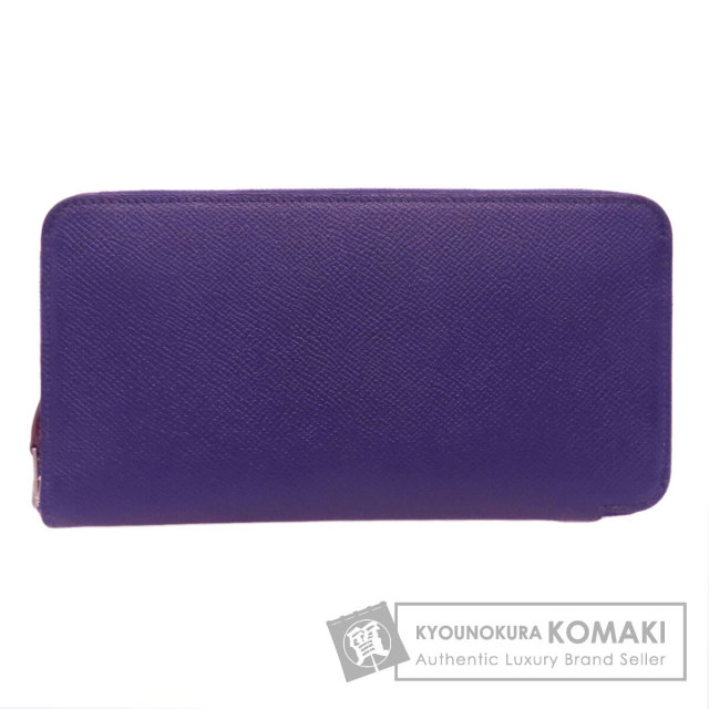 訳あり特価】HERMÈS アザップロング レッドシルクイン 長財布 ブラック 訳あり特価】HERMÈS アザップロング レッドシルクイン 長財布