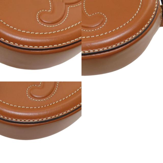 ⭐未使用に近い⭐セリーヌ レザー オーバルパース キュイル トリオンフ ポーチ CELINE セリーヌ オーバルパース キュイル トリオンフ ショルダー