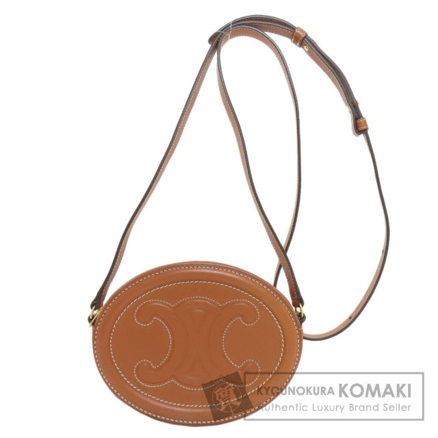 セリーヌ ショルダーバッグ オーバルパース キュイル トリオンフ