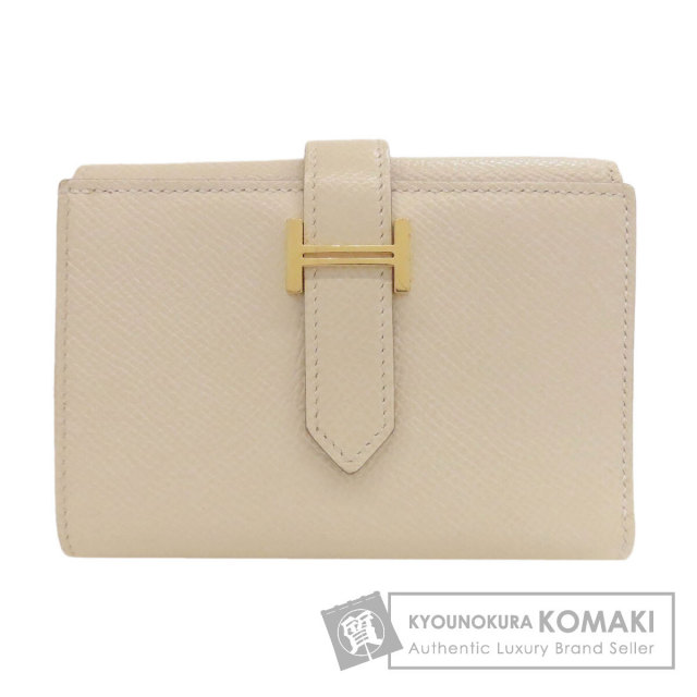 エルメス 二つ折り財布（小銭入れあり） ベアンコンビネ ゴールド金具