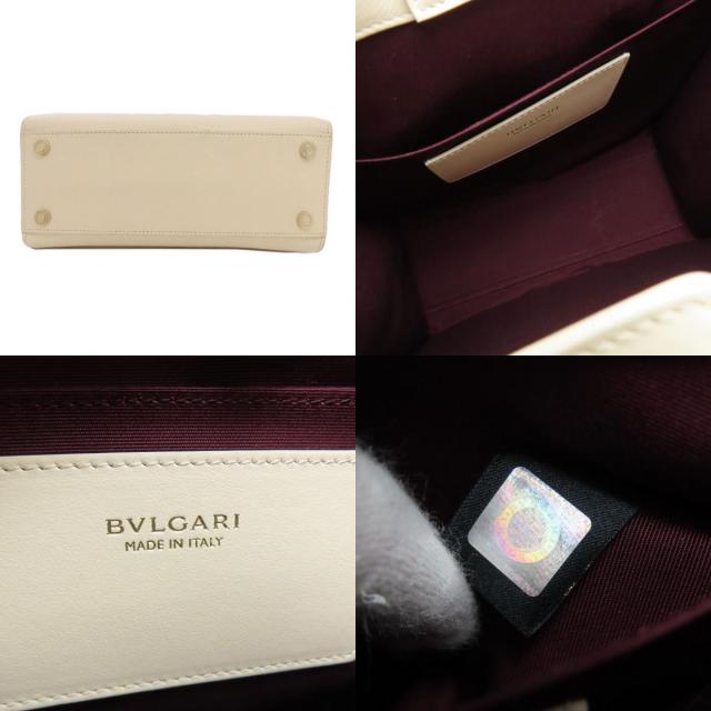 BVLGARI ブルガリ ブルガリ ロゴ 2WAY ハンドバッグ カーフ レディース