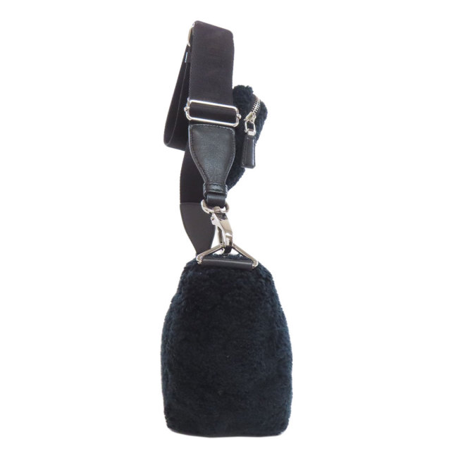 PRADA プラダ 1BH190 トライアングル ショルダーバッグ ボア