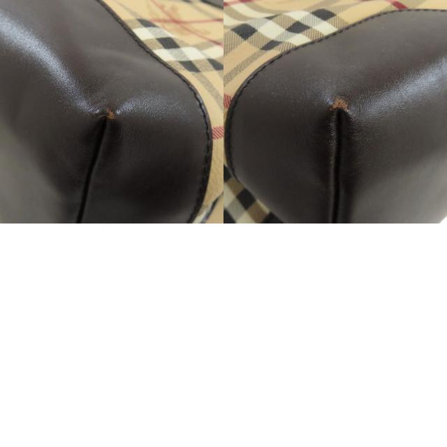 BURBERRY バーバリー ノバチェック 2WAY ハンドバッグ レザー