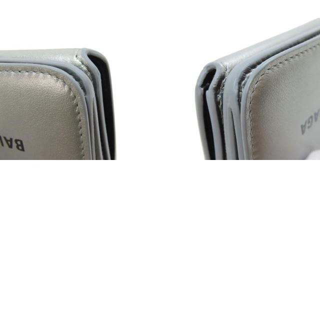 バレンシアガ 二つ折り財布（小銭入れあり） ロゴ 三つ折り財布 ミニウォレット