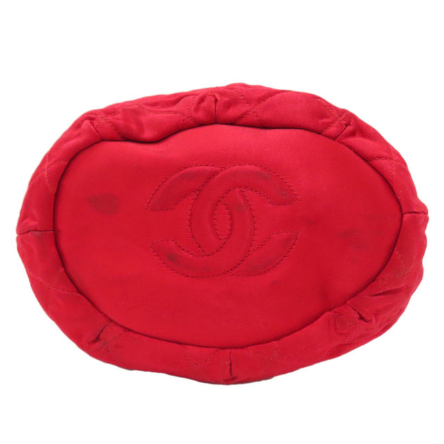 CHANEL シャネル 巾着ショルダー マトラッセ ゴールド金具 ショルダー