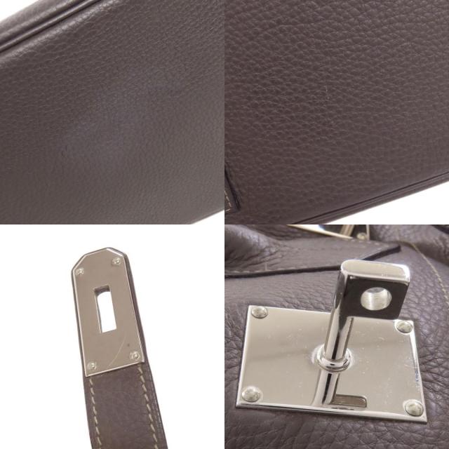 Hermes ショルダーバーキン42 ベージュ シルバー金具 大胆なほどコンパクトなフォルムに生まれ変わった新たなバーキン