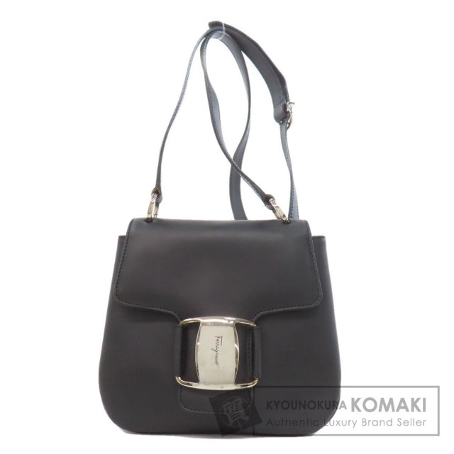 美品 正規品 サルヴァトーレフェラガモ 巾着 ショルダーバッグ スエード 黒 Salvatore Ferragamo サルヴァトーレフェラガモ ワンショルダー 巾着