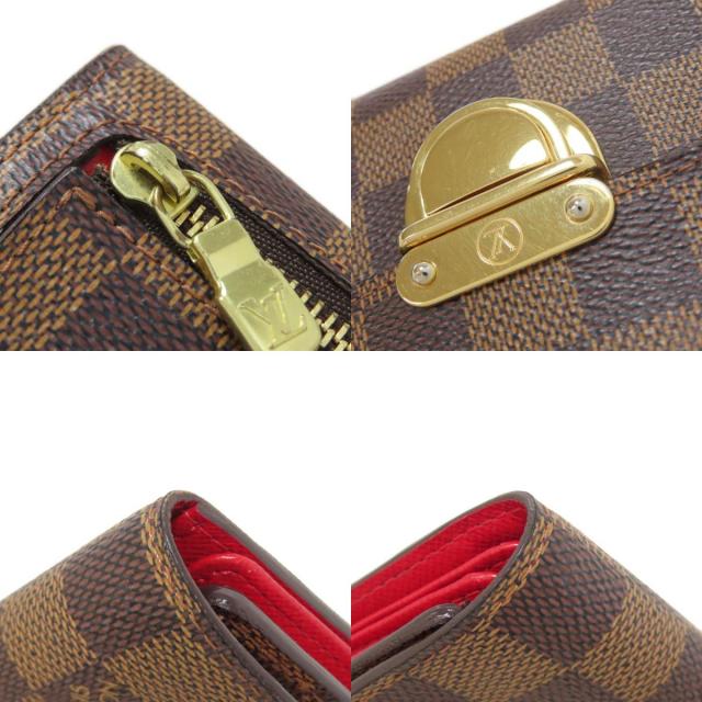 ✨極美品✨ルイヴィトン ダミエ エベヌ ポルトフォイユ コアラ 三つ折り財布 ルイヴィトンポルトフォイユ コアラ 14137 ブラウン ユニ