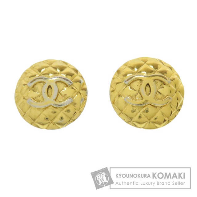 シャネル イヤリング マトラッセ ココマーク ボタン