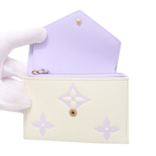LOUIS VUITTON ルイヴィトン M82925 ポルトフォイユ・ヴィクトリーヌ 二つ折り財布（小銭入れあり） アンプラント レディース [中古] LOUIS VUITTON ルイヴィトン M82925 ポルトフォイユ・ヴィクトリーヌ
