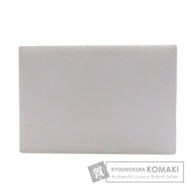 エルメス カードケース カルヴィ ブルーブリュム シルバー金具