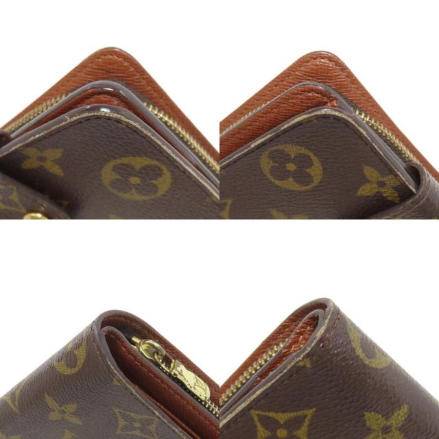 LOUIS VUITTON ルイヴィトン M61667 コンパクトジップ 二つ折り