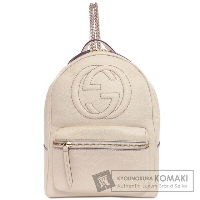 GUCCI グッチ 547834 ロゴプリント リュック・デイパック カーフ