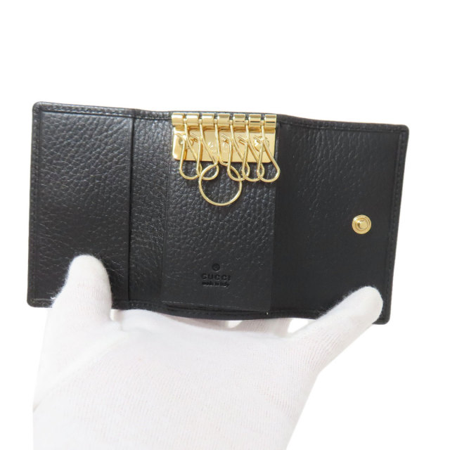 GUCCI グッチ 456118 GGマーモント キーケース カーフ レディース