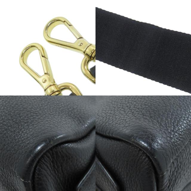 PRADA プラダ 1BB078 パンチングロゴ 2WAY ハンドバッグ カーフ