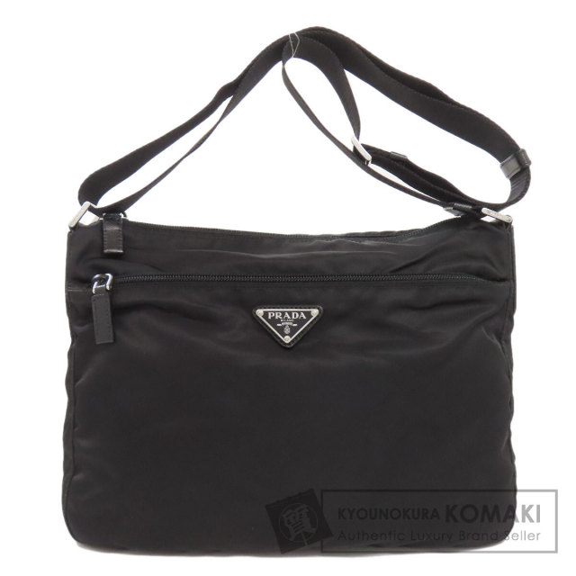 I62 PRADA プラダ　ハンドバッグ　ナイロン　刺繍ロゴ　ブラック　良品 楽天市場】プラダ ビーズ刺繍 ナイロンショルダーバッグ