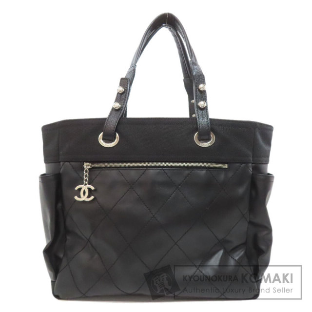 CHANEL シャネル ココマーク 2WAY トートバッグ カーフ レディース