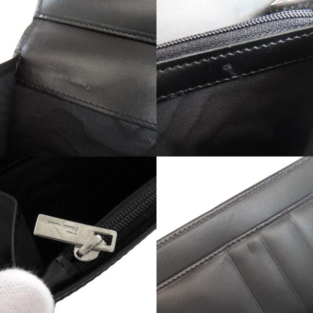 Salvatore Ferragamo サルヴァトーレフェラガモ ガンチーニ金具 長財布（小銭入れあり） レザー レディース [中古] Salvatore Ferragamo サルヴァトーレフェラガモ ガンチーニ金具 長財布