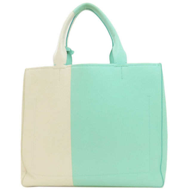 TIFFANY&Co. ティファニー バイカラー 2WAY トートバッグ レザー