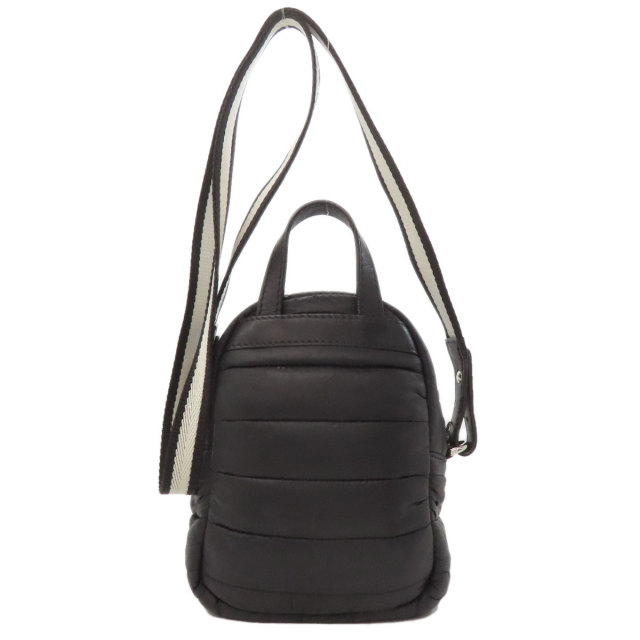 MONCLER 黒 ナイロン ショルダーバッグ モンクレール/ショルダーバッグ/黒/ナイロン×レザーの買取実績【ブラン